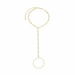 Pulseira de Mão Alana Zircônias Folheada a Ouro 18k