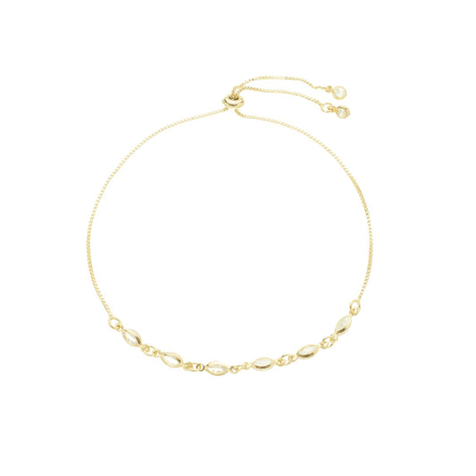 Pulseira Ajustável Alana Zircônias Folheada a Ouro 18k