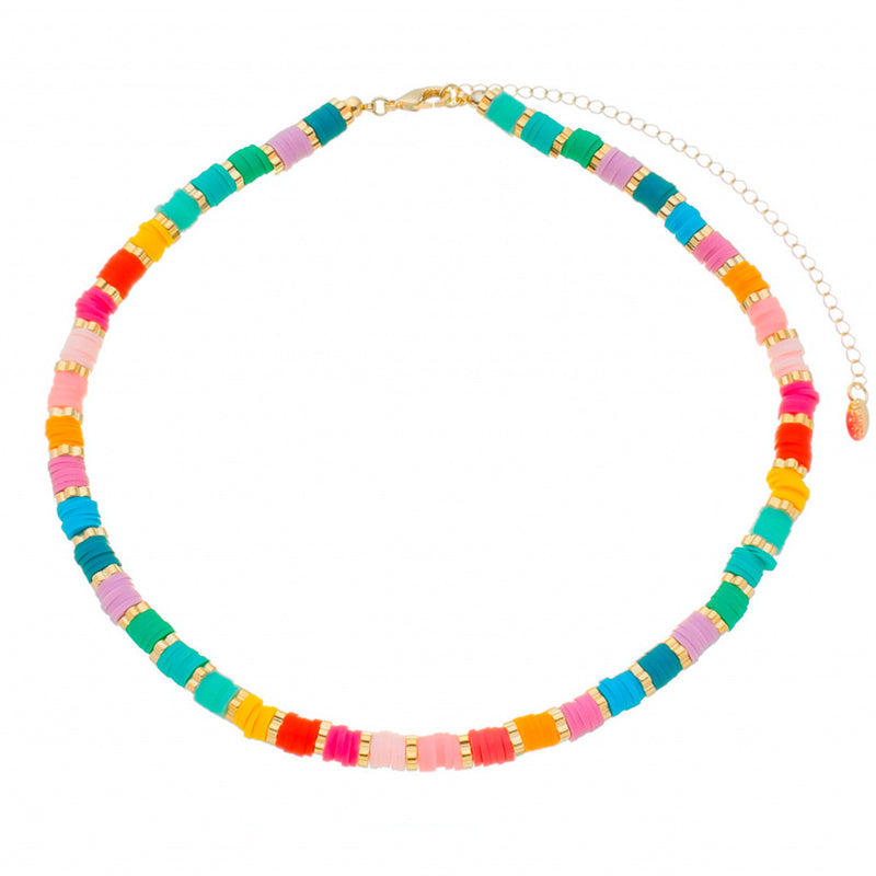 Colar Curto Anna Fimos Coloridos