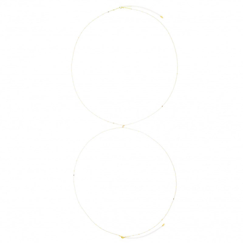Body Chain Giseli Mini Coração Folheado a Ouro 18k