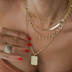 Choker Beatriz Mini Elos Folheada a Ouro 18k