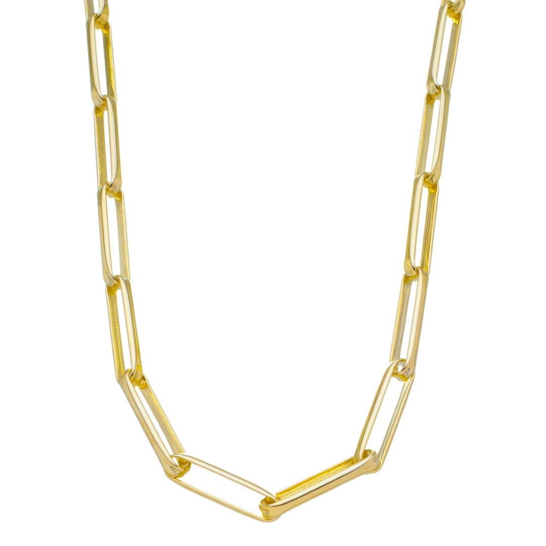 Colar Curto Emilia Elos Folheado a Ouro 18k Piuka