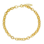 Colar Curto Ilana Elos Folheado a Ouro 18k Piuka