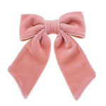 Laço de Cabelo Nat Veludo Alemão Rose Piuka