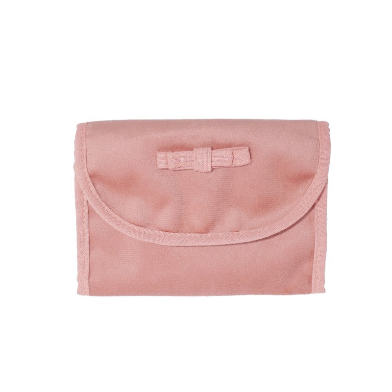 Porta-joias Rolinho Suede Rose Piuka