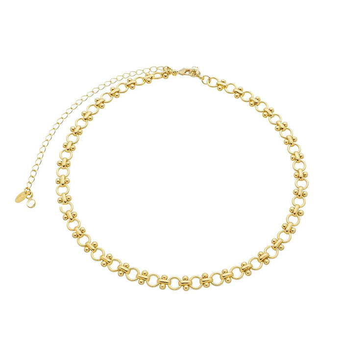 Choker Lavinia Elos Folheada a Ouro 18k