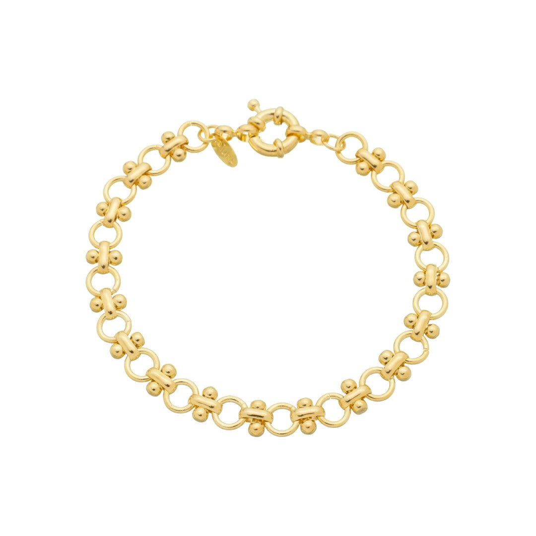 Pulseira Lavinia Elos Folheada a Ouro 18k