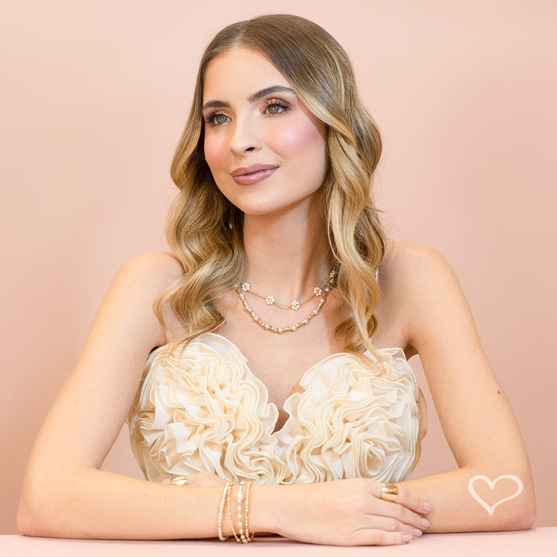 Anel Luiza Triangular Folheado a Ouro 18k