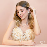 Anel Luiza Triangular Folheado a Ouro 18k