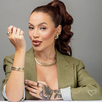 Brinco de Argola Vintage Glenda M Folheado a Ouro 18k