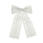 Laço de Cabelo Lia Guipir Branco