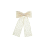 Laço de Cabelo Bia Renda Nude