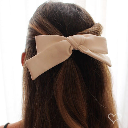 Kit de Laços de Cabelo Preto e Branco Crepe Piuka