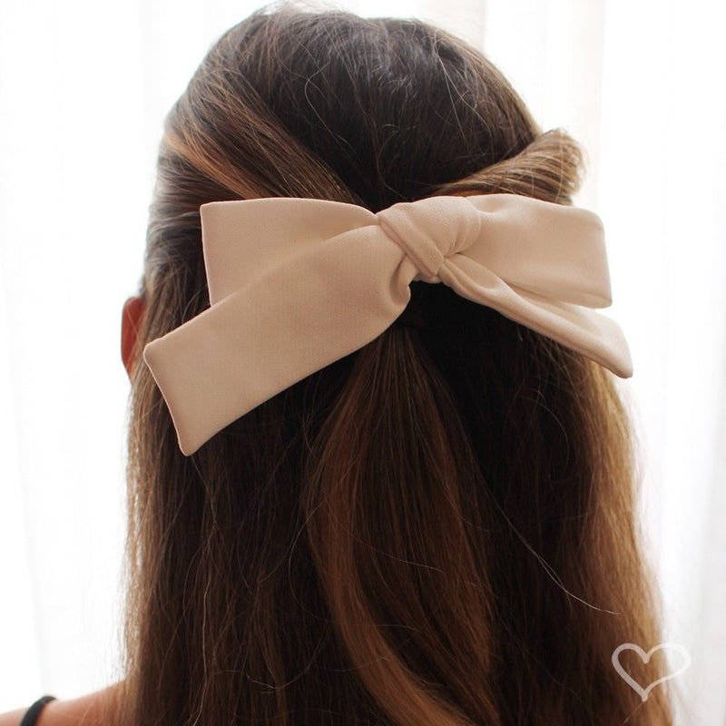 Kit de Laços de Cabelo Preto e Branco Crepe Piuka