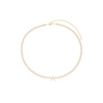 Pulseira Riviera Personalizada Inical Folheada a Ouro 18k