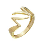 Anel Let Raio Folheado a Ouro 18k