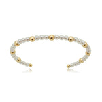 Bracelete Alice Pérolas Folheado a Ouro 18k