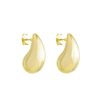 Brinco Hailey Gota Pequena Folheado a Ouro 18k Piuka