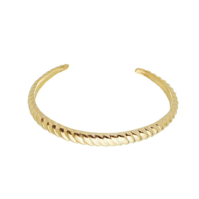 Bracelete Lorena Trabalhado Folheado a Ouro 18k Piuka