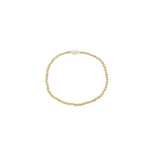 Pulseira Kel Bolinhas Pérola de Água Doce Folheada Ouro 18k