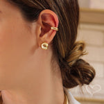 Trio de Brincos Ana Pérola e Zircônia Folheado a Ouro 18k