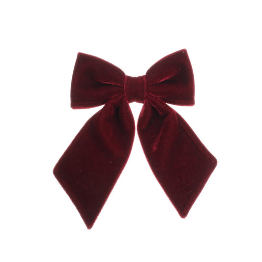 Laço de Cabelo Nat Veludo Alemão Cherry