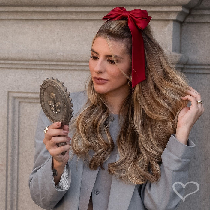 Laço de Cabelo Dani Crepe Amanda Cherry