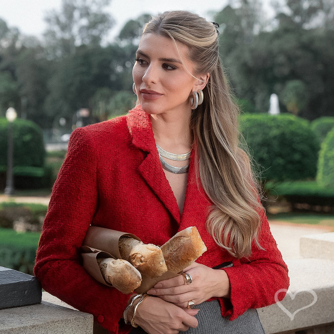 Laço de Cabelo Antonella Fita Veludo Preto