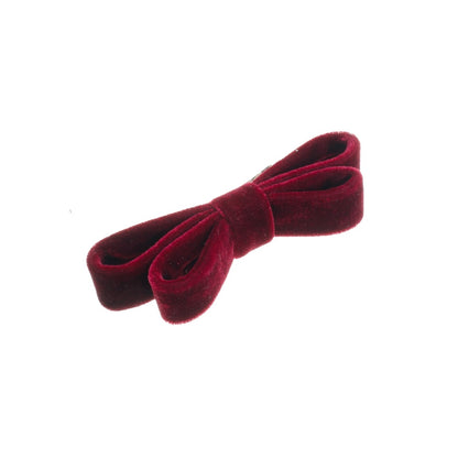 Laço de Cabelo Mari Veludo Alemão Cherry