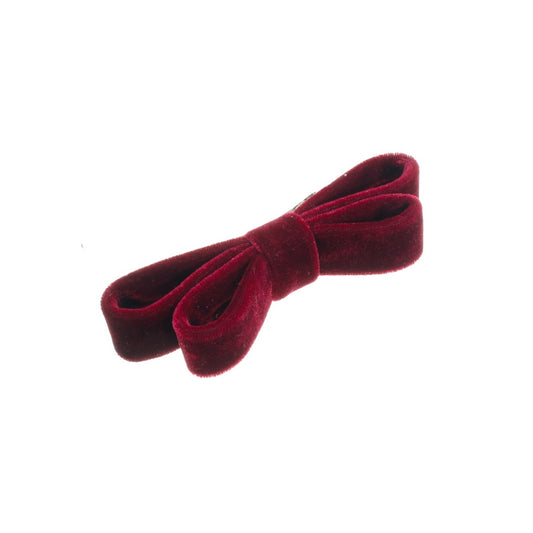 Laço de Cabelo Mari Veludo Alemão Cherry