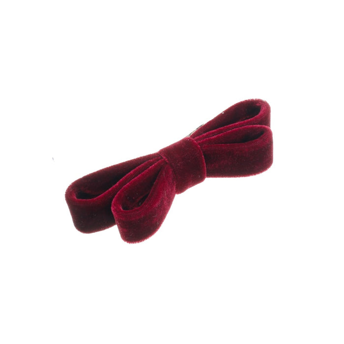 Laço de Cabelo Mari Veludo Alemão Cherry