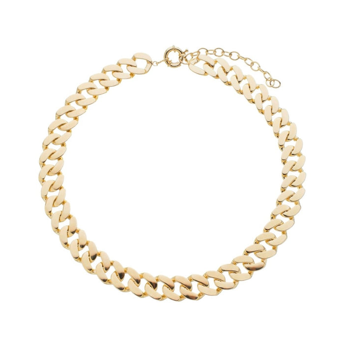 Colar Curto Alana Elos Folheado a Ouro 18k