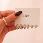 Trio de Brincos Ana Laura Zircônias Foheado em Ródio Branco