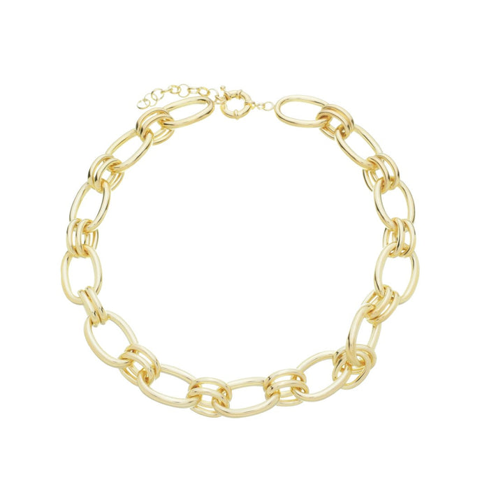 Colar Clarice Elos Folheado a Ouro 18k