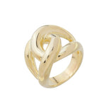 Anel Isadora Elos Folheado a Ouro 18k