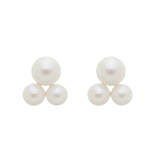 Brinco Alana Pérolas Folheado a Ouro 18k