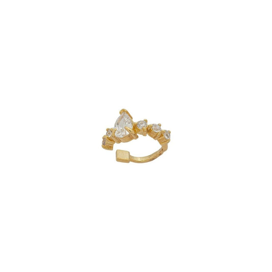 Piercing Cecília Gota Ponto de Luz Zircônias Folheado a Ouro 18k