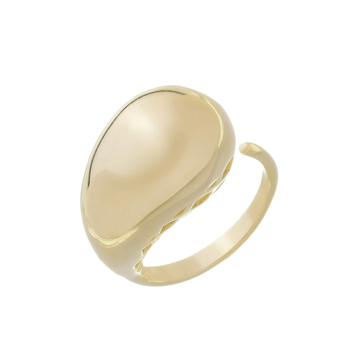 Anel Agnes Gota Folheado a Ouro 18k