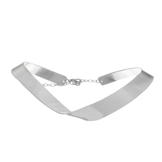 Choker Clarissa Metal Prata