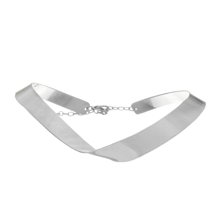 Choker Clarissa Metal Prata