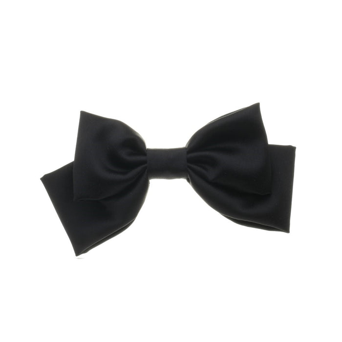 Laço de Cabelo Lais Crepe Acetinado Preto