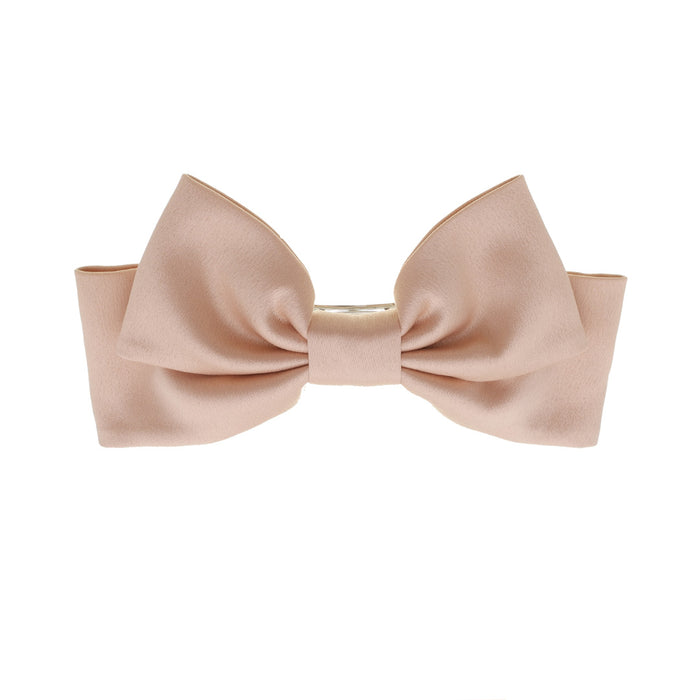 Laço de Cabelo Lais Crepe Acetinado Rose