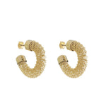 Brinco Argola Mola Bruna Dourado