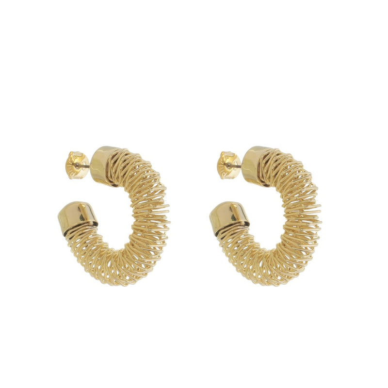 Brinco Argola Mola Bruna Dourado