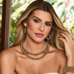 Brinco Argola Mola Bruna Dourado