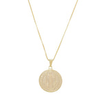 Colar São Bento Medalha G Folheado a Ouro 18k