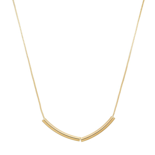 Colar V Juliana Folheado a Ouro 18k