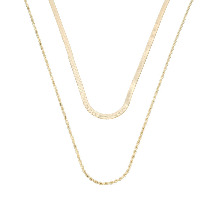 Mix de Colares Lorena Folheado a Ouro 18k