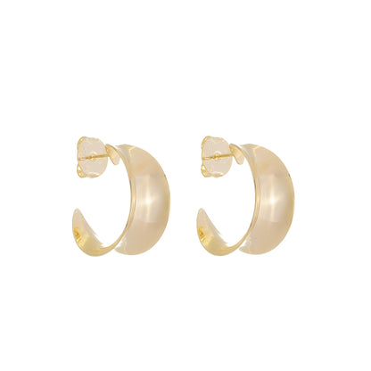 Brinco Argola Vintage G Hellen Folheada a Ouro 18k