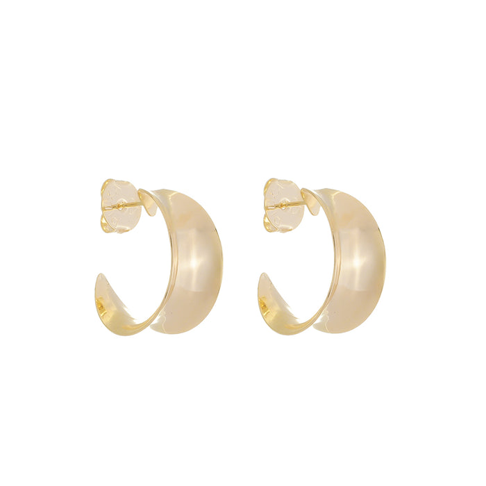 Brinco Argola Vintage G Hellen Folheada a Ouro 18k